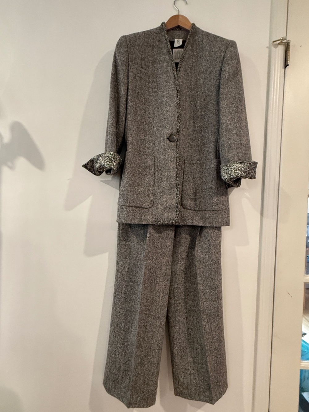 Vintage FERRE (Studio 0001) matching blazer & shorts, made in Italy, US size 8.